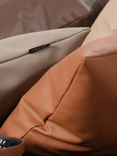 Charger l'image dans la galerie, CALFSKIN LEATHER LIGHT LUXURY PILLOWCASE CUSHIONS