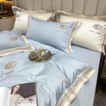 将图片加载到图库查看器,140'S long-staple cotton satin embroidery four-piece bedding