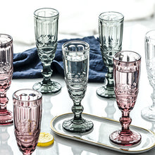 将图片加载到图库查看器,Snake pattern color champagne cocktail glass red wine oblet juice glass