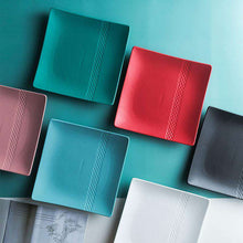 将图片加载到图库查看器,8 inch diamond pattern square plate Sugar color