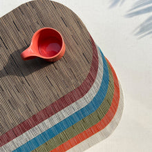 Carregar imagem no visualizador da galeria, Pvc slub pattern heat insulation pad coaster set