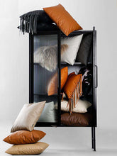 Charger l'image dans la galerie, CALFSKIN LEATHER LIGHT LUXURY PILLOWCASE CUSHIONS