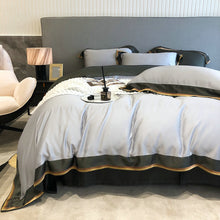 将图片加载到图库查看器,Nordic 100's solid embroidery Tencel four-piece bedding