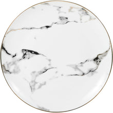 Cargar imagen en el visor de la galería, Nordic marbled plate tableware Western type plate ceramic mug