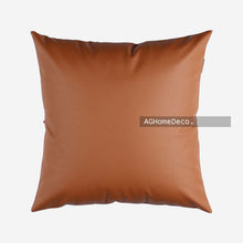 Charger l'image dans la galerie, CALFSKIN LEATHER LIGHT LUXURY PILLOWCASE CUSHIONS