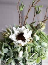 Carregar imagem no visualizador da galeria, Light luxury simulation floral flower mirror tray vase set