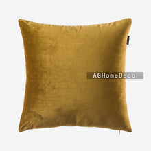 Carregar imagem no visualizador da galeria, Velvet simple pure color pillow cushion pillowcase