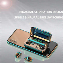 将图片加载到图库查看器,F9-5 New TWS Bluetooth V5.0 9D Stereo wireless sport waterproof Headset Smartphone