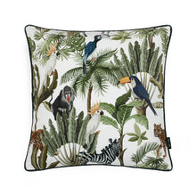 Cargar imagen en el visor de la galería, Jungle beasts tropical animal velvet pillow waist pillowcase