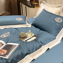 将图片加载到图库查看器,140'S long-staple cotton satin embroidery four-piece bedding