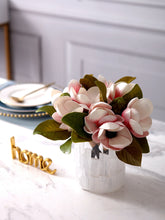 Carregar imagem no visualizador da galeria, European-style modern spar glass vase simulation floral set