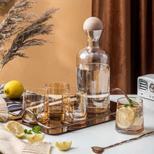 将图片加载到图库查看器,Nordic Creative Glass Cool Boiling Water Cooling Kettle Set