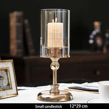 将图片加载到图库查看器,European style home retro candlelight candlestick