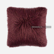 将图片加载到图库查看器,Home style highlighted plush ins wool pillowcase cushion