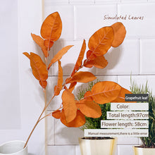 Carregar imagem no visualizador da galeria, Simulation pomelo leaf wedding decorative flower