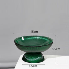 Carregar imagem no visualizador da galeria, Modern geometric crystal glass fruit plate home craft decoration