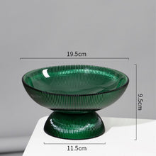 Carregar imagem no visualizador da galeria, Modern geometric crystal glass fruit plate home craft decoration