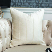 Carregar imagem no visualizador da galeria, BLACK WHITE STRIPED NORDIC STYLE LEOPARD PILLOWCASE