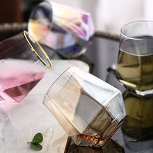 将图片加载到图库查看器,Home modern minimalist colorful frosted hexagonal glass