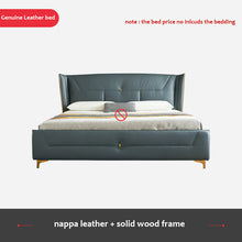 将图片加载到图库查看器,Light luxury leather king size master bedroom simple atmosphere