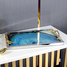 将图片加载到图库查看器,Stainless steel tray soft modern minimalist metal creative decoration