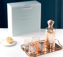 将图片加载到图库查看器,Nordic Creative Glass Cool Boiling Water Cooling Kettle Set