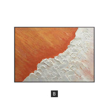 将图片加载到图库查看器,Modern minimalist abstract background wall decoration painting magic orange