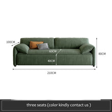 将图片加载到图库查看器,Modern living room minimalist scrub cloth sofa