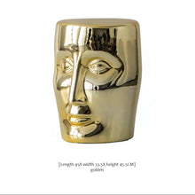 将图片加载到图库查看器,modern design furniture face ceramic stool