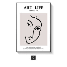 将图片加载到图库查看器,Nordic living room decoration painting blue abstract painting