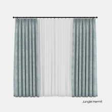 将图片加载到图库查看器,New Embossed Curtain Home Soundproof Blackout Curtain Cotton Linen material