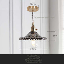 将图片加载到图库查看器,Nordic minimalist simple retro nostalgic chandelier