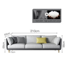 将图片加载到图库查看器,Tech cloth disposable modern minimalist sofa
