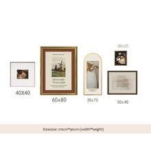 将图片加载到图库查看器,retro niche living room sofa background wall decoration painting