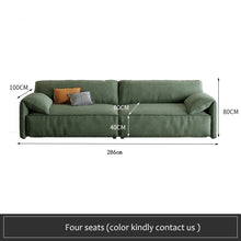 将图片加载到图库查看器,Modern living room minimalist scrub cloth sofa
