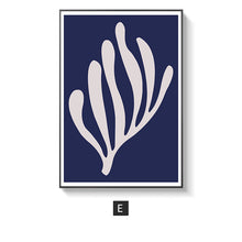 将图片加载到图库查看器,Nordic living room decoration painting blue abstract painting