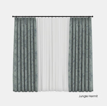 将图片加载到图库查看器,New Embossed Curtain Home Soundproof Blackout Curtain Cotton Linen material