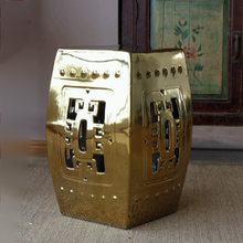 将图片加载到图库查看器,modern design furniture face ceramic stool