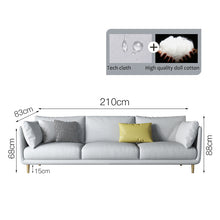 将图片加载到图库查看器,Tech cloth disposable modern minimalist sofa