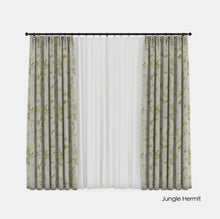 将图片加载到图库查看器,New Embossed Curtain Home Soundproof Blackout Curtain Cotton Linen material