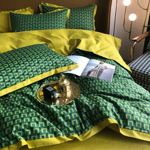 将图片加载到图库查看器,Light luxury style ins simple cotton Duvet cover sets