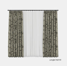 将图片加载到图库查看器,New Embossed Curtain Home Soundproof Blackout Curtain Cotton Linen material