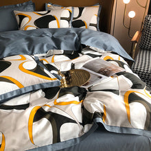 将图片加载到图库查看器,Light luxury style ins simple cotton Duvet cover sets