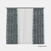 将图片加载到图库查看器,New Embossed Curtain Home Soundproof Blackout Curtain Cotton Linen material