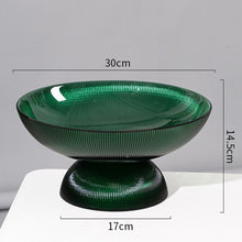 Carregar imagem no visualizador da galeria, Modern geometric crystal glass fruit plate home craft decoration