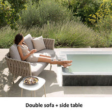 将图片加载到图库查看器,Outdoor sofa courtyard woven rattan single sofa