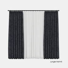 将图片加载到图库查看器,New Embossed Curtain Home Soundproof Blackout Curtain Cotton Linen material