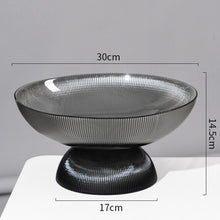 Carregar imagem no visualizador da galeria, Modern geometric crystal glass fruit plate home craft decoration