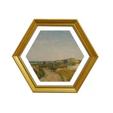 将图片加载到图库查看器,retro niche living room sofa background wall decoration painting