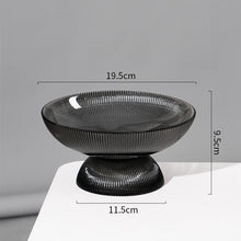 Carregar imagem no visualizador da galeria, Modern geometric crystal glass fruit plate home craft decoration
